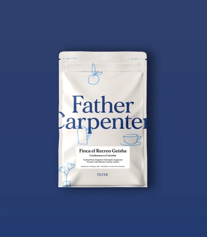 Kawa z palarni Father Carpenter w Gliwicach, w kawiarni Blue Dog