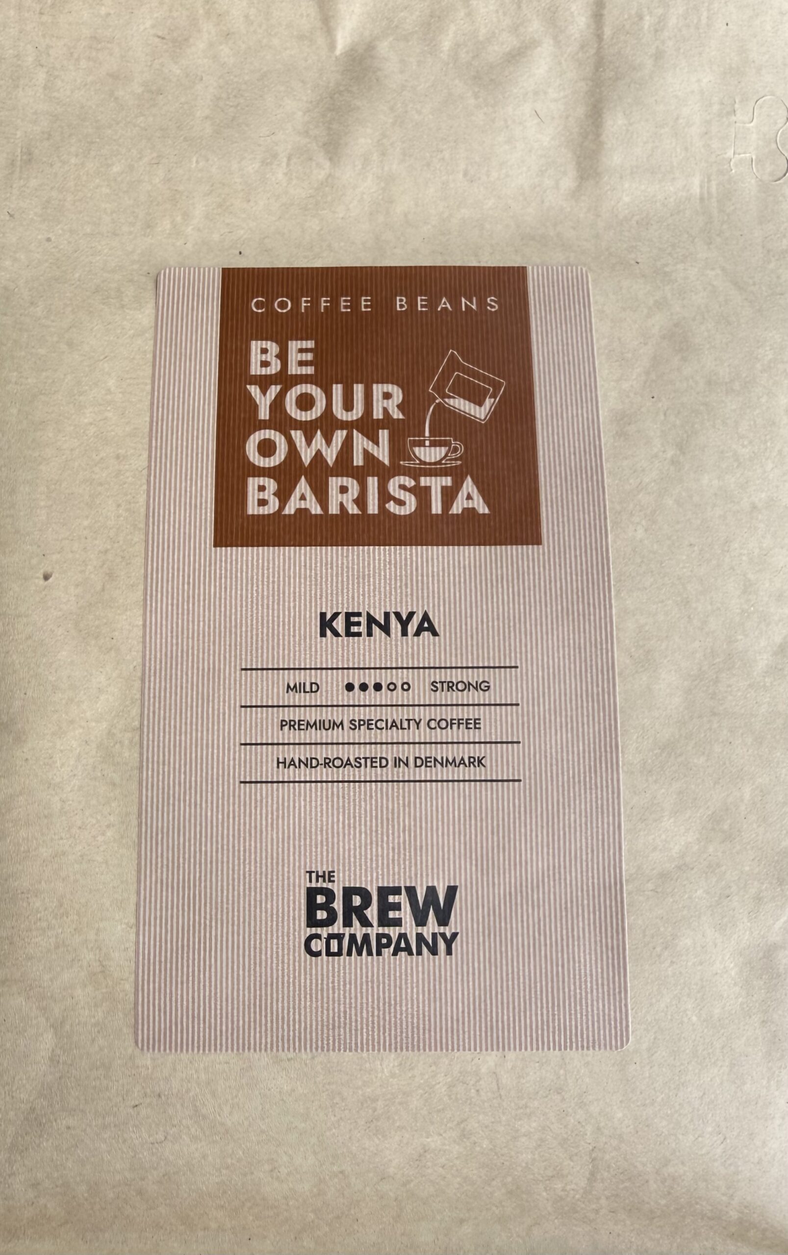Opakowanie kawy speciality z Kenii marki The Brew Company, 330 g